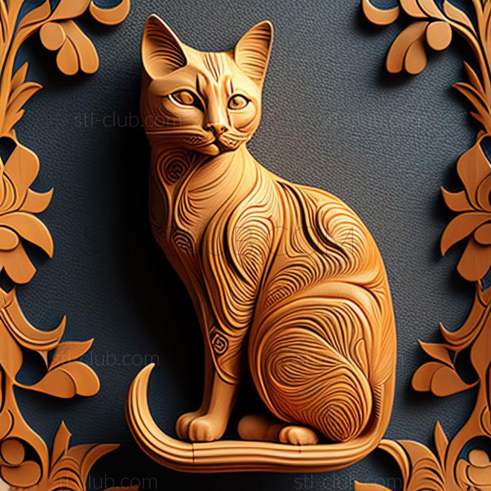 st Oriental Bicolour cat